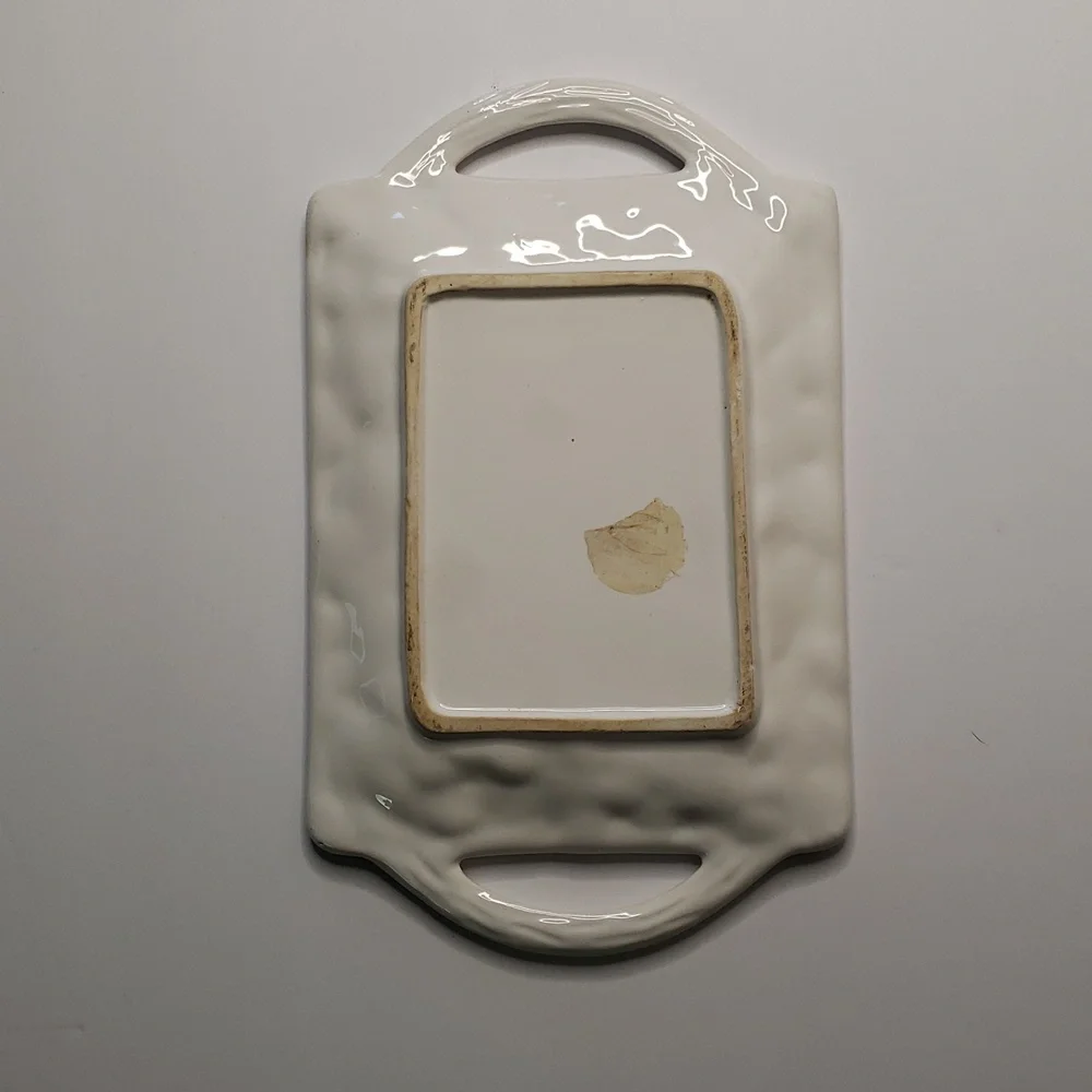 East West Distributing, leaf plate/tray, ceramic, collectible.  101